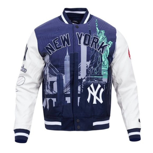 Pro Standard Other - 🎄HOLIDAY SALE🎄NEW YORK YANKEES REMIX VARSITY JACKET SIZE L